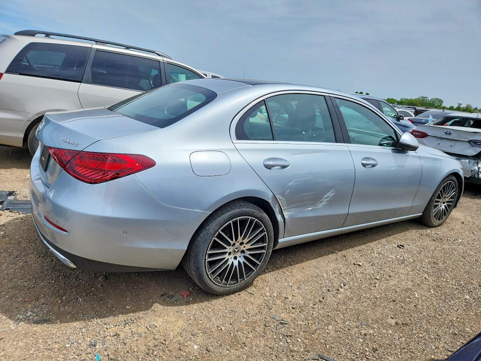 2024 Mercedes-benz C-klasse VIN W1KAF4HB9RR188127 COPART salvage auction — FRONT END, Il - Salvage Certificate, sold $14,900 on 2026-07-30 (photo 3)