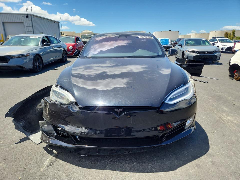 2018 Tesla Model s VIN 5YJSA1E48JF259796 COPART salvage auction — FRONT END, Ca - Salvage Certificate, sold $8,200 on 2026-07-27 (photo 5)