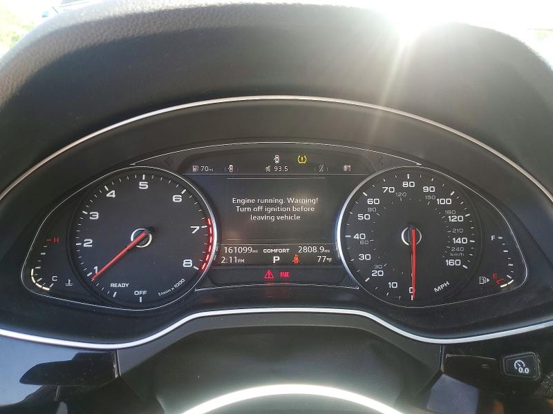 2017 Audi Q7 VIN WA1AHAF7XHD042424 COPART salvage auction — SIDE, Ky - Certificate Of Title, sold $4,650 on 2026-07-13 (photo 9)