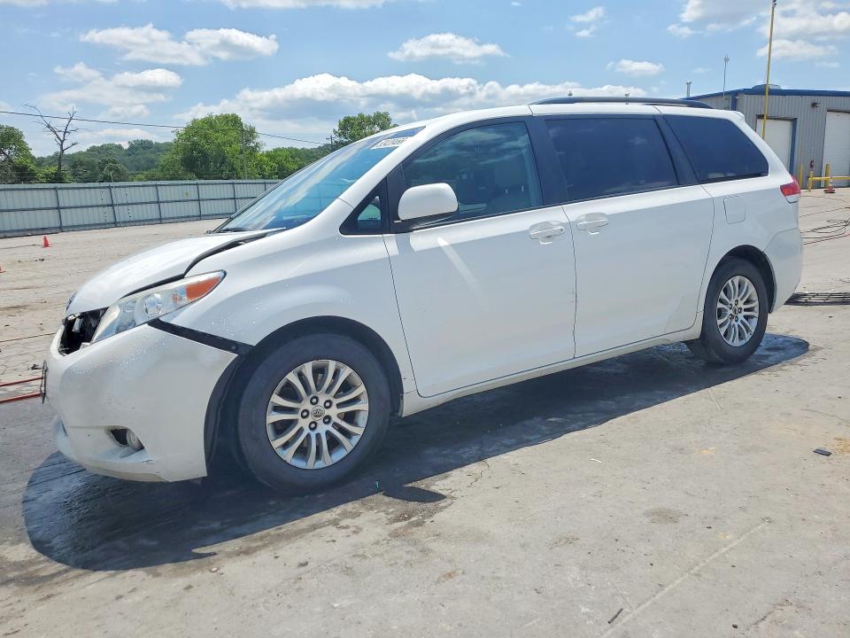 2014 Toyota Sienna VIN 5TDYK3DC3ES492420 COPART salvage auction — FRONT END, Tn - Salvage Certificate, sold $2,350 on 2026-07-27 (photo 1)