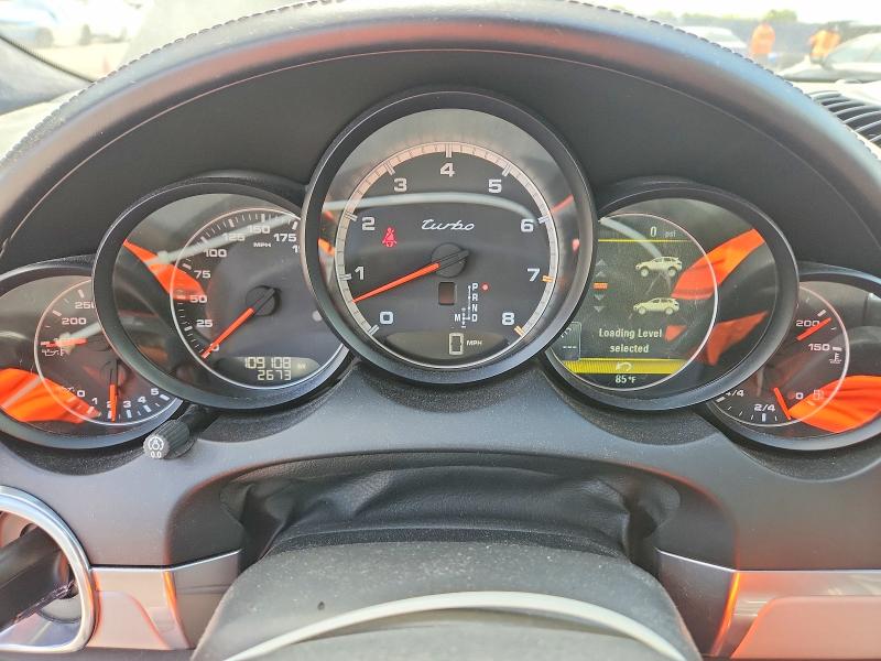 2011 Porsche Cayenne VIN WP1AC2A21BLA82036 COPART salvage auction — FRONT END, Fl - Cert Of Title Slvg Rebuildable, sold $6,600 on 2026-07-20 (photo 9)