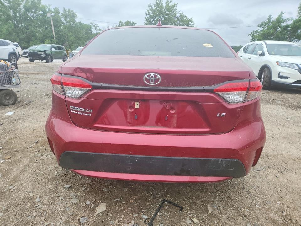 2022 Toyota Corolla VIN JTDEPMAE9NJ199070 COPART salvage auction — FRONT END, Md - Cert Of Salvage > 75% Damage, sold $2,050 on 2026-07-07 (photo 6)