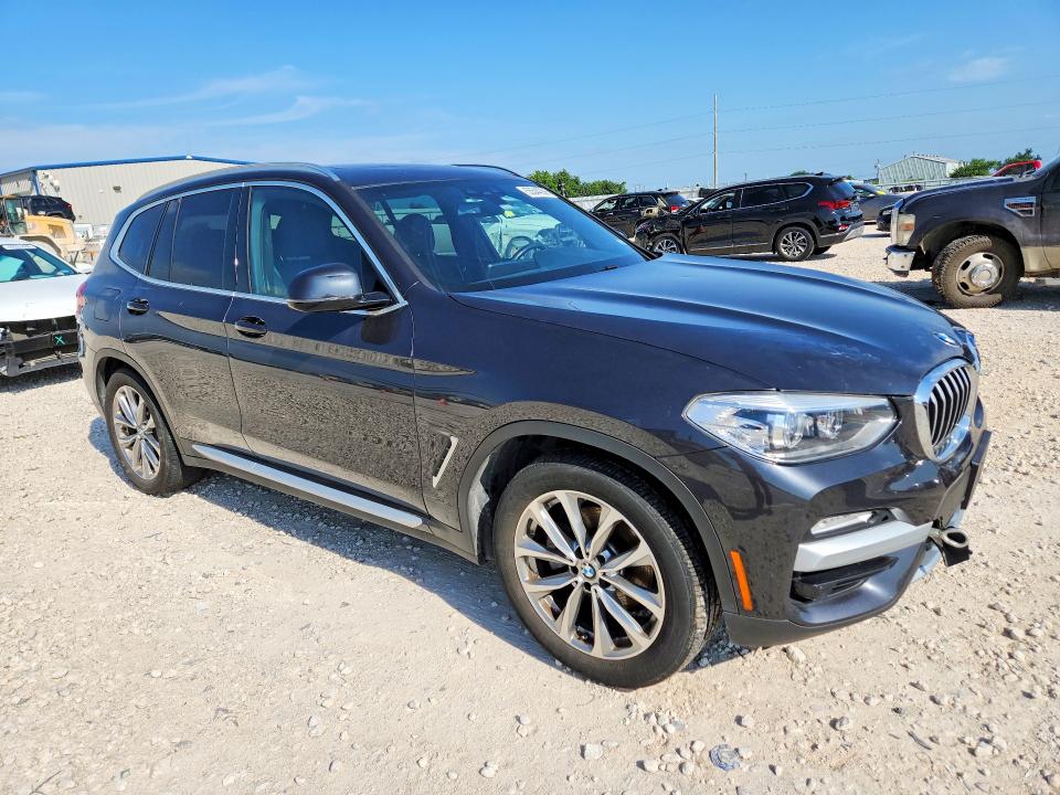 2019 BMW X3 VIN 5UXTR7C55KLF33399 COPART salvage auction — WATER/FLOOD, Tx - Salvage Title-Flood Damage, sold $7,000 on 2026-07-02 (photo 4)
