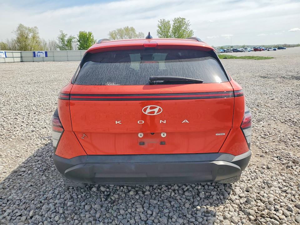 2024 Hyundai Kona VIN KM8HBCAB5RU096417 COPART salvage auction — UNDERCARRIAGE, Mi - Cert Of Title-Salvage Vehicle, sold $8,200 on 2026-07-16 (photo 6)