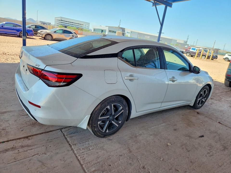 2024 Nissan Sentra VIN 3N1AB8CV2RY383580 COPART salvage auction — SIDE, Az - Cert Of Title - Salvage, sold $1,250 on 2026-07-30 (photo 3)