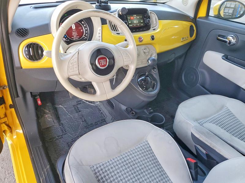2017 Fiat 500 VIN 3C3CFFKR8HT503000 COPART salvage auction — FRONT END, Ca - Salvage Certificate, sold $1,550 on 2026-07-02 (photo 8)