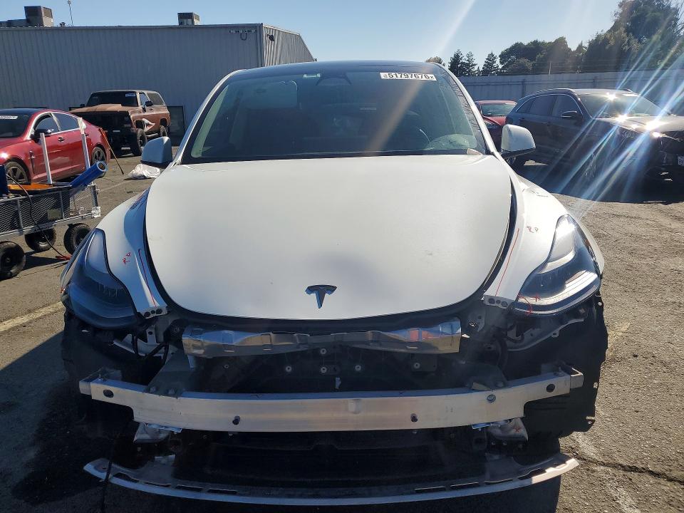2023 Tesla VIN 7SAYGDEE0PF691586 COPART salvage auction — FRONT END, Ca - Salvage Certificate, sold $15,700 on 2026-07-31 (photo 5)