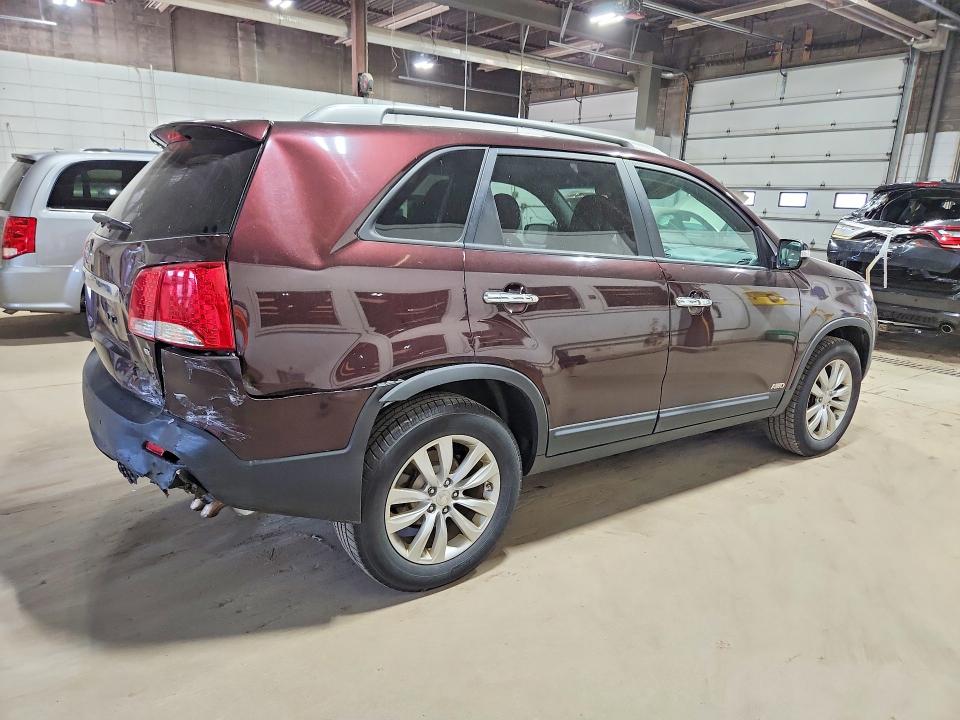 2011 Kia Sorento VIN 5XYKUDA16BG118465 COPART salvage auction — MECHANICAL, Mn - Cert Of Title-Salvage, sold $250 on 2026-07-21 (photo 3)