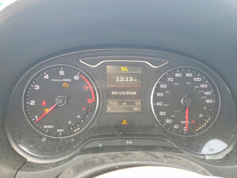 2016 Audi A3 VIN WAUE8GFFXG1026481 COPART salvage auction — UNDERCARRIAGE, Tx - Salvage Vehicle Title, sold $2,500 on 2026-07-06 (photo 9)