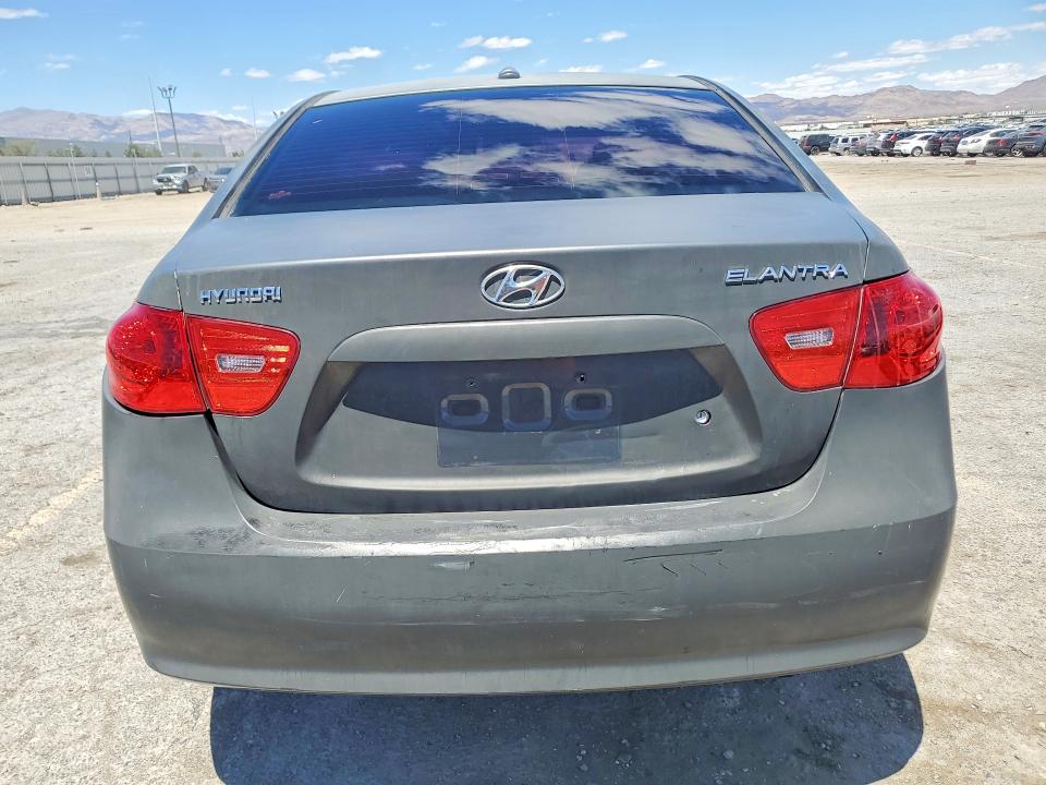 2008 Hyundai Elantra VIN KMHDU46D78U365203 COPART salvage auction — REAR END, Nv - Salvage Title, sold $550 on 2026-07-30 (photo 6)