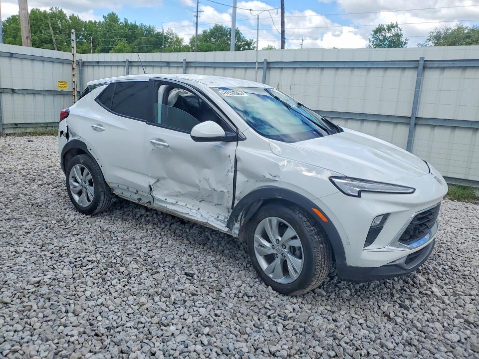 2024 Buick Encore VIN KL4AMBS22RB072753 COPART salvage auction — SIDE, Va - Cert Of Title - Salvage, sold $3,800 on 2026-07-07 (photo 4)