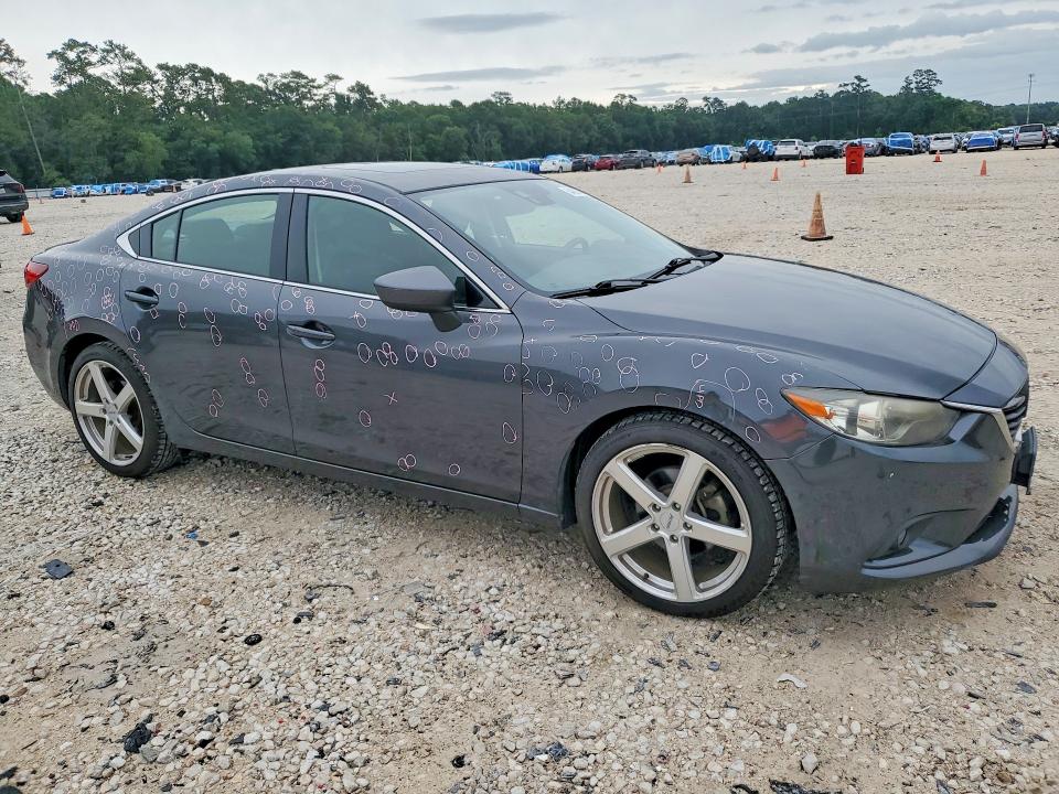 2015 Mazda 6 VIN JM1GJ1W58F1191240 COPART salvage auction — HAIL, TX - CERTIFICATE OF TITLE, sold $250 on 2026-07-21 (photo 4)