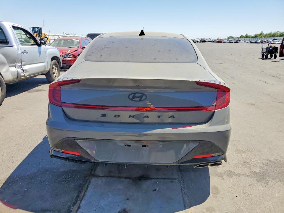 2021 Hyundai Sonata VIN 5NPEL4JA2MH092085 COPART salvage auction — FRONT END, Ca - Salvage Certificate, sold $4,000 on 2026-07-13 (photo 6)