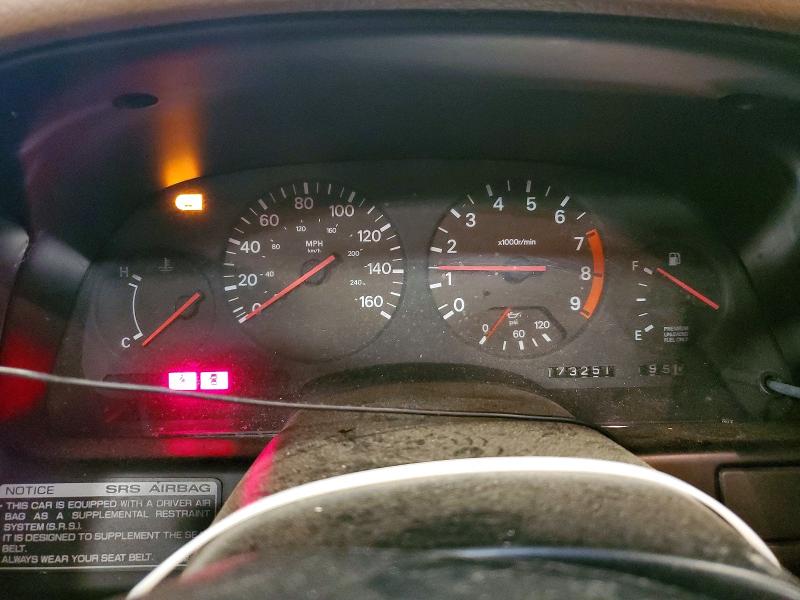 1993 Nissan 300zx VIN JN1RZ24H3PX535790 COPART salvage auction — ROLLOVER, Mi - Certificate Of Title, sold $1,550 on 2026-07-31 (photo 9)