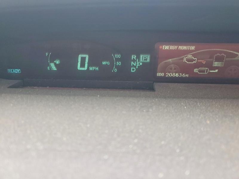 2013 Toyota Prius VIN JTDKN3DUXD5627922 COPART salvage auction — FRONT END, CA - SALVAGE CERTIFICATE, sold $1,550 on 2026-07-24 (photo 9)