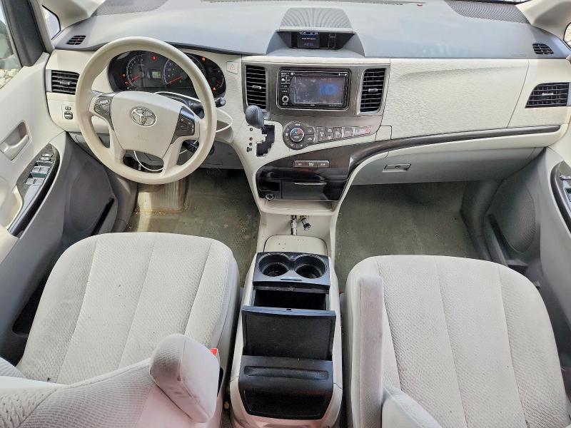 2014 Toyota Sienna VIN 5TDKK3DC4ES417117 COPART salvage auction — FRONT END, Nj - Cert Of Title-Salvage, sold $3,000 on 2026-07-13 (photo 8)