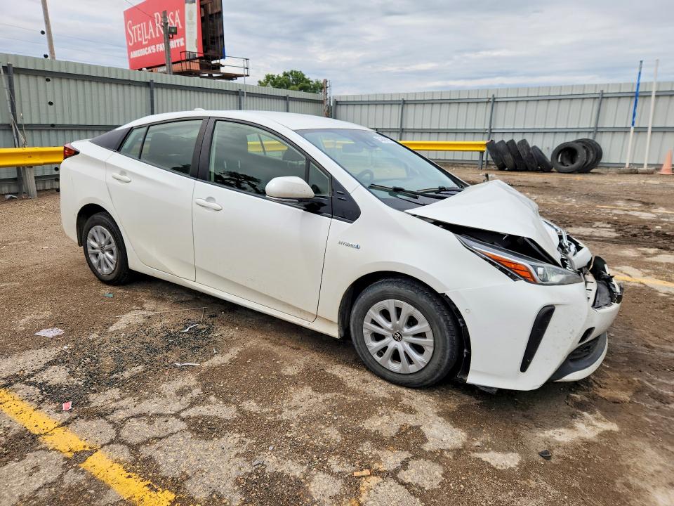 2020 Toyota Prius VIN JTDKARFU7L3110017 COPART salvage auction — FRONT END, Ok - Cert Of Title-Salvage, sold $4,350 on 2026-07-13 (photo 4)