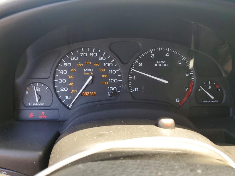 2002 Saturn Sc2 VIN 1G8ZY14762Z136672 COPART salvage auction — FRONT END, CA - SALVAGE CERTIFICATE, sold $175 on 2026-07-08 (photo 9)