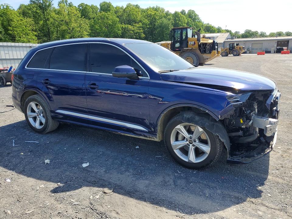 2023 Audi Q7 VIN WA1ACBF72PD029931 COPART salvage auction — FRONT END, Pa - Certificate Of Salvage, sold $13,300 on 2026-07-13 (photo 4)