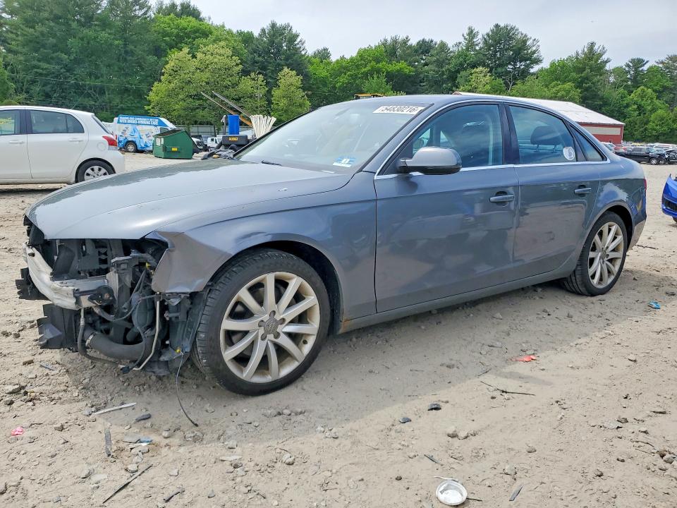 2013 Audi A4 VIN WAUFFAFL8DN048786 COPART salvage auction — FRONT END, Nj - Cert Of Title-Salvage, sold $425 on 2026-07-27 (photo 1)