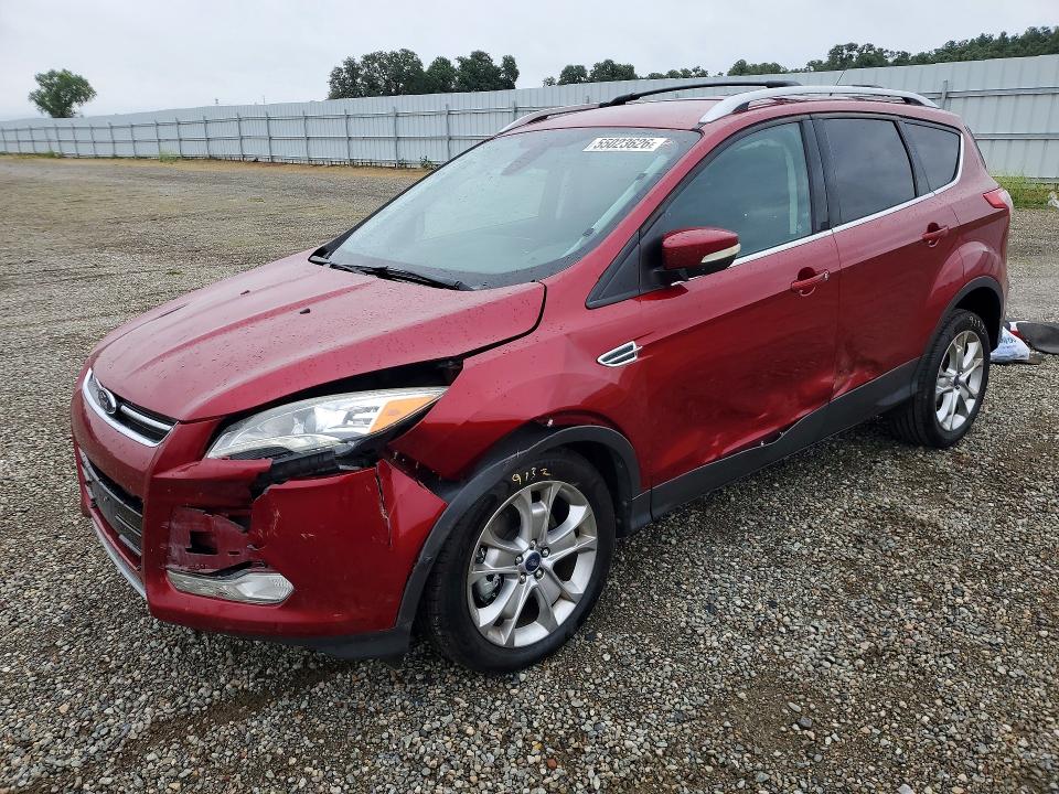 2014 Ford Escape VIN 1FMCU9J92EUA71389 COPART salvage auction — FRONT END, Ca - Salvage Certificate, sold $525 on 2026-07-31 (photo 1)