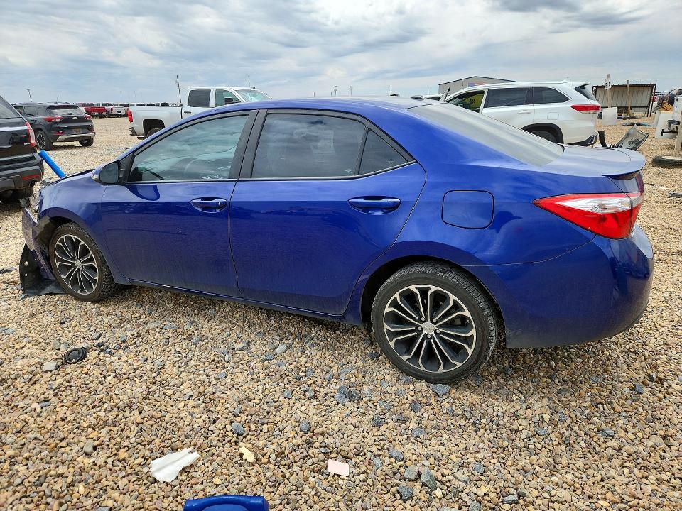 2016 Toyota VIN 5YFBURHE9GP461327 COPART salvage auction — FRONT END, Tx - Salvage Vehicle Title, sold $2,250 on 2026-07-14 (photo 2)