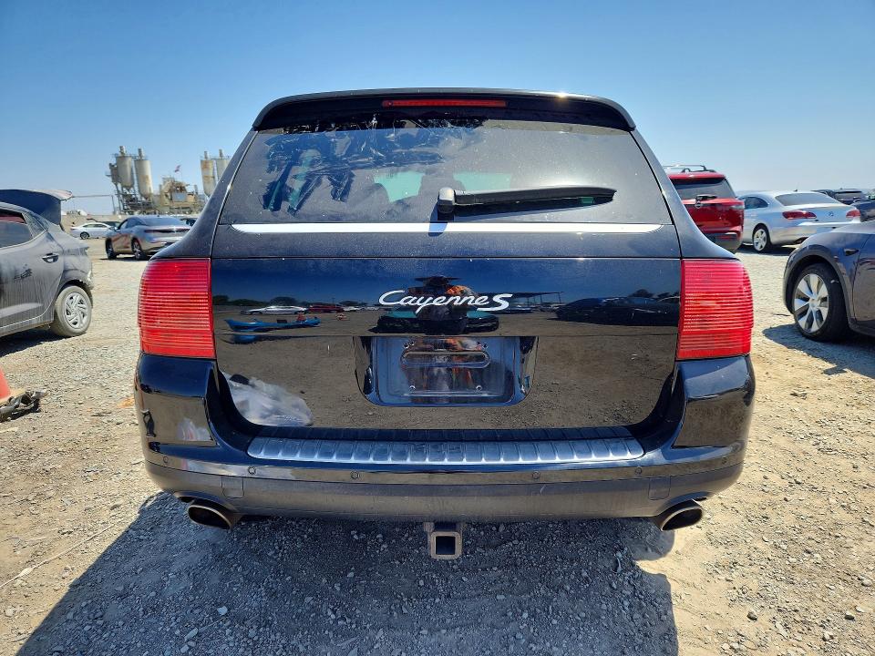 2006 Porsche Cayenne VIN WP1AB29P86LA65811 COPART salvage auction — FRONT END, CA - SALVAGE CERTIFICATE, sold $125 on 2026-08-14 (photo 6)