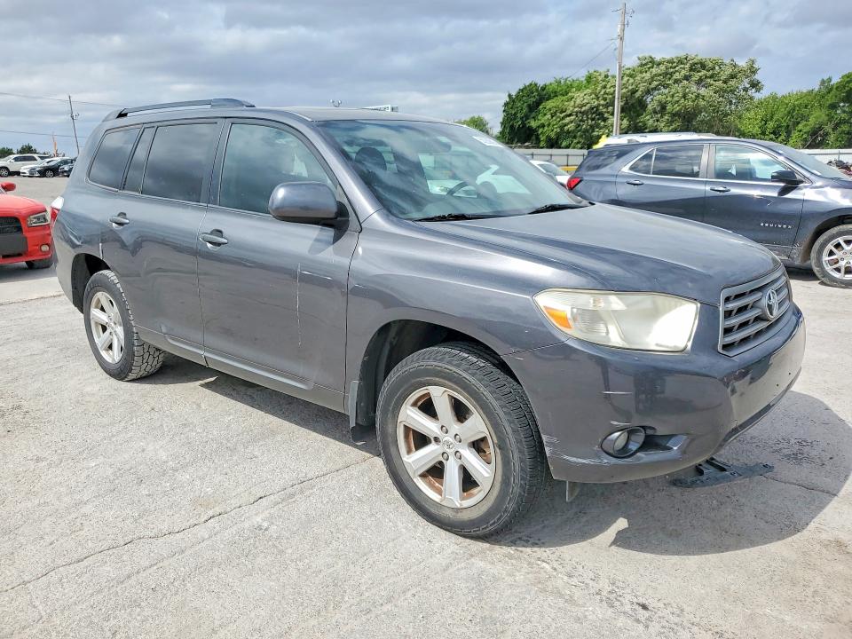 2010 Toyota Highlander VIN 5TDKK3EH6AS022201 COPART salvage auction — HAIL, Ok - Cert Of Title-Salvage, sold $3,950 on 2026-07-16 (photo 4)