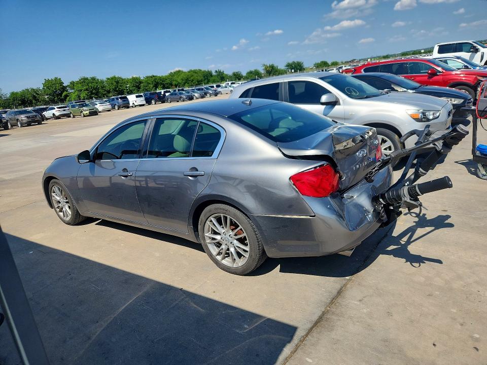 2012 Infiniti G VIN JN1CV6AP8CM620415 COPART salvage auction — REAR END, Tx - Salvage Vehicle Title, sold $1,400 on 2026-07-16 (photo 2)