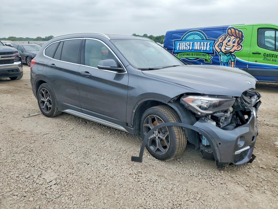 2018 BMW X1 VIN WBXHT3C38J5L28047 COPART salvage auction — FRONT END, Ks - Cert Of Title-Salvage, sold $100 on 2026-07-28 (photo 4)