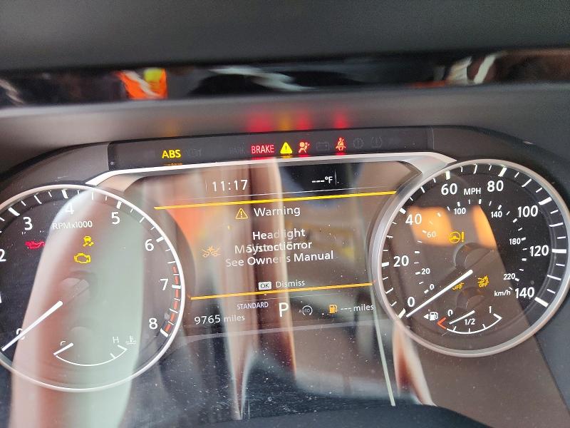 2024 Nissan Pathfinder VIN 5N1DR3CA0RC211347 COPART salvage auction — FRONT END, Tx - Salvage Vehicle Title, sold $3,800 on 2026-07-02 (photo 9)