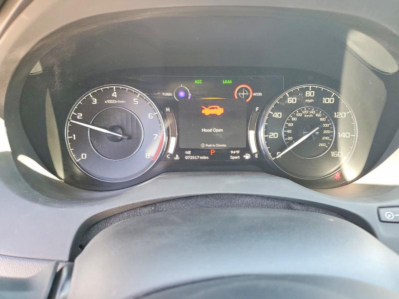 2021 Acura Rdx VIN 5J8TC2H55ML029189 COPART salvage auction — REAR END, Ca - Salvage Certificate, sold $11,500 on 2026-07-02 (photo 9)