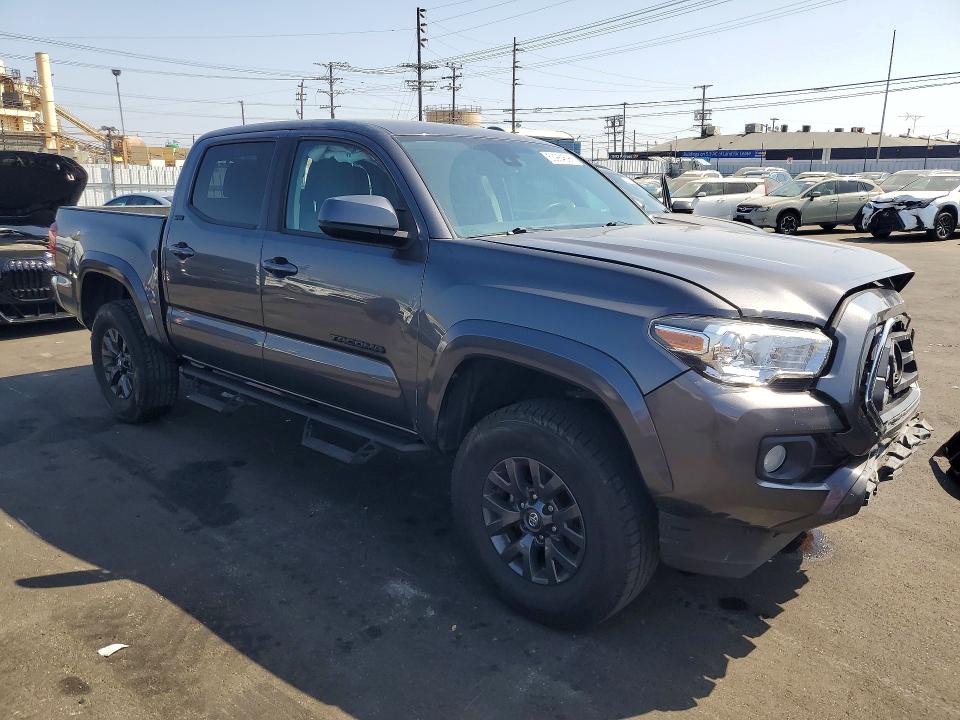 2021 Toyota Tacoma VIN 5TFAZ5CNXMX103695 COPART salvage auction — FRONT END, Ca - Salvage Certificate, sold $11,000 on 2026-07-08 (photo 4)