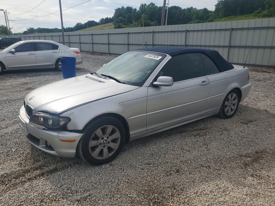 2005 BMW 3 series VIN WBABW33405PL34760 COPART salvage auction — FRONT END, MS - CERT OF TITLE-SALVAGED, sold $425 on 2026-07-15 (photo 1)