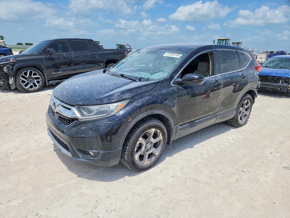 2018 Honda Cr-v VIN 7FARW2H58JE048578 COPART salvage auction — REAR END, Tx - Salvage Vehicle Title, sold $150 on 2026-08-20 (photo 1)