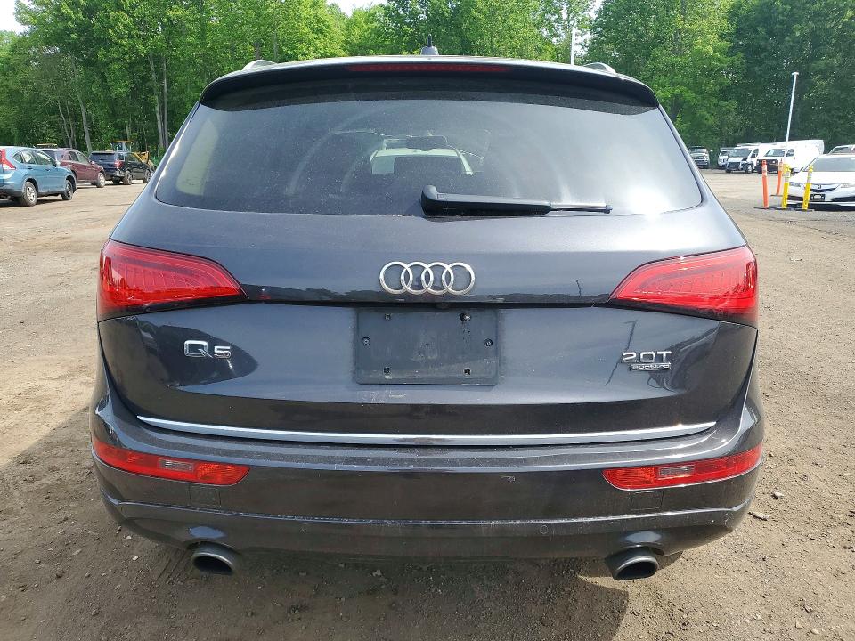 2017 Audi Q5 VIN WA1L2AFP8HA012172 COPART salvage auction — FRONT END, Ct - Cert Of Title-Salvage, sold $1,600 on 2026-07-08 (photo 6)