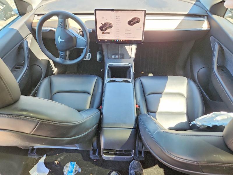 2022 Tesla Model y VIN 7SAYGDEF3NF375136 COPART salvage auction — SIDE, Nj - Cert Of Title-Salvage, sold $9,500 on 2026-07-27 (photo 8)