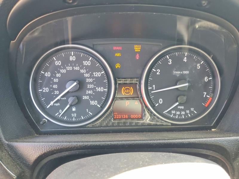 2008 BMW 3er VIN WBAVS13518FX16943 COPART salvage auction — REAR END, Ca - Salvage Certificate, sold $350 on 2026-07-02 (photo 9)