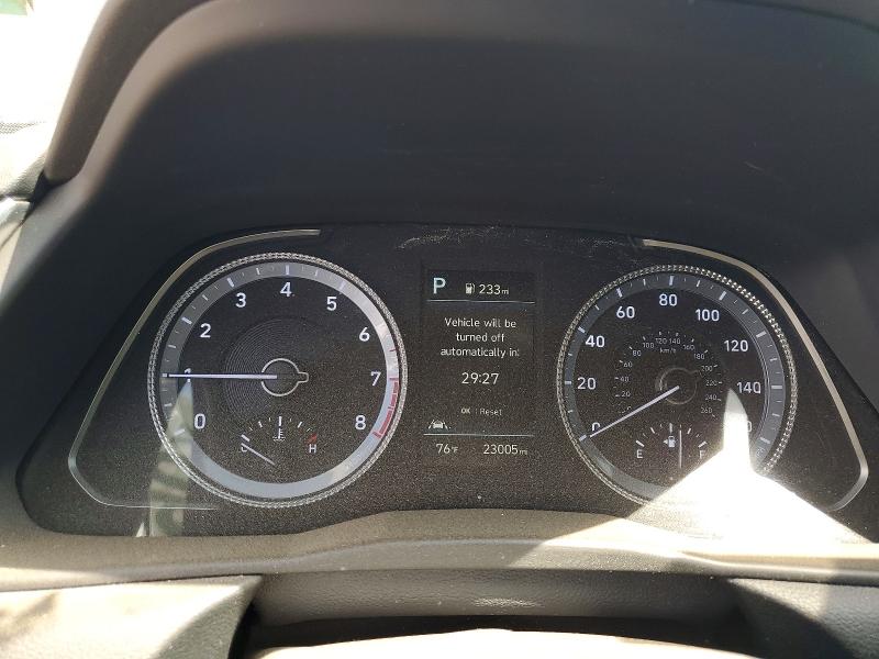 2023 Hyundai Sonata VIN KMHL64JA3PA293239 COPART salvage auction — REAR END, IL - SALVAGE CERTIFICATE, sold $5,900 on 2026-07-28 (photo 9)