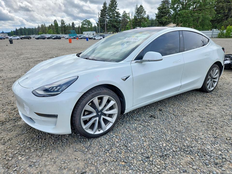 2018 Tesla Model 3 VIN 5YJ3E1EA2JF164584 — COPART salvage auction photo