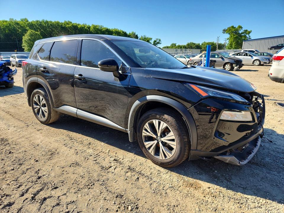 2021 Nissan Rogue VIN JN8AT3BAXMW010674 COPART salvage auction — FRONT END, Va - Cert Of Title - Salvage, sold $3,400 on 2026-07-14 (photo 4)