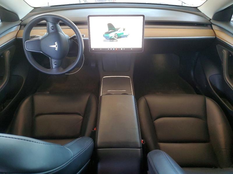 2022 Tesla VIN 5YJ3E1EB0NF160239 COPART salvage auction — REAR END, Az - Cert Of Title - Salvage, sold $6,900 on 2026-07-23 (photo 8)
