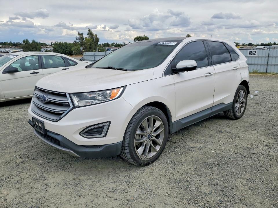 2017 Ford Edge VIN 2FMPK3K89HBB43645 — COPART salvage auction photo