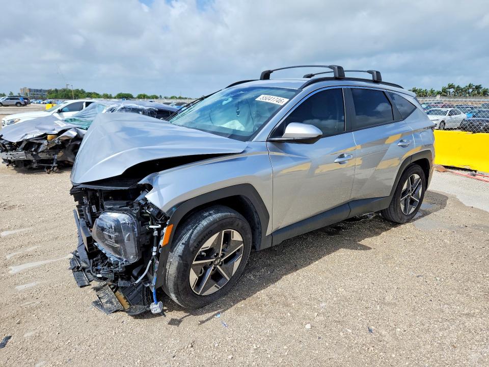 2025 Hyundai Tucson VIN 5NMJB3DE5SH597834 COPART salvage auction — FRONT END, Fl - Certificate Of Destruction, sold $4,500 on 2026-07-29 (photo 1)