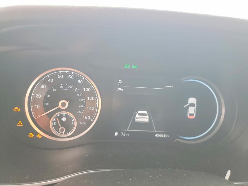 2022 Genesis G70 VIN KMTG34TA6NU092525 COPART salvage auction — FRONT END, FL - CERTIFICATE OF TITLE, sold $8,000 on 2026-07-09 (photo 9)