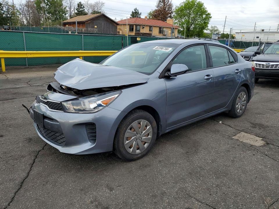 2019 Kia Rio VIN 3KPA24AB3KE204842 COPART salvage auction — FRONT END, Co - Public - Salvage Title, sold $1,450 on 2026-07-09 (photo 1)