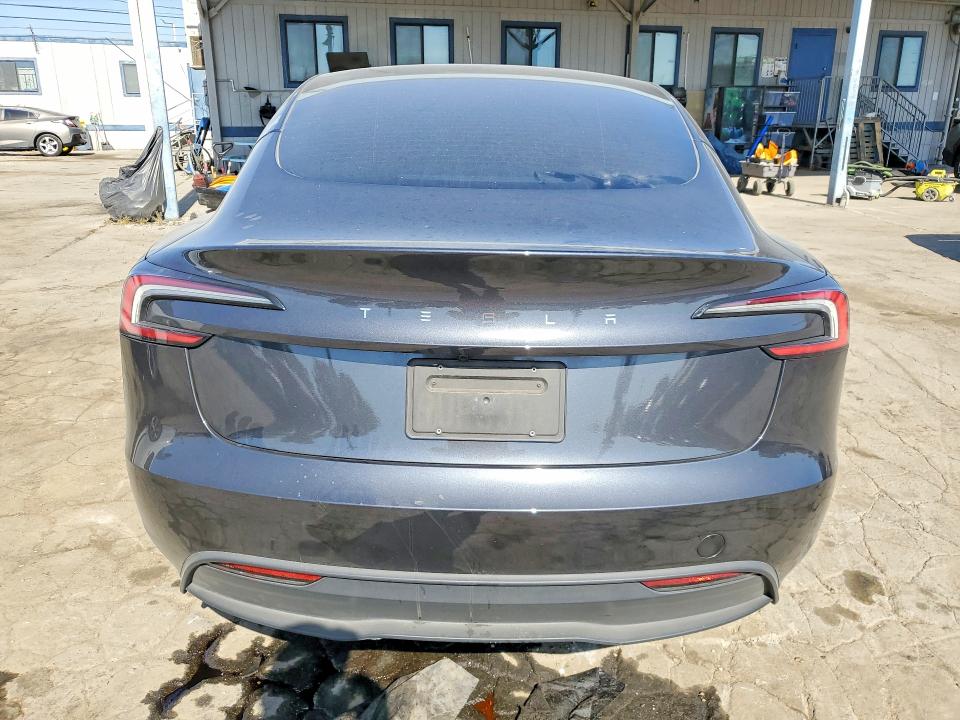 2025 Tesla Model 3 VIN 5YJ3E1EA6SF043350 COPART salvage auction — FRONT END, CA - SALVAGE CERTIFICATE, sold $10,800 on 2026-07-16 (photo 6)