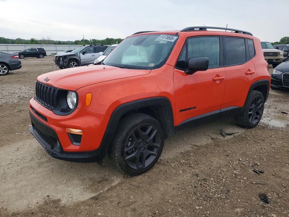 2021 Jeep Renegade VIN ZACNJDBB3MPM68830 — COPART salvage auction photo