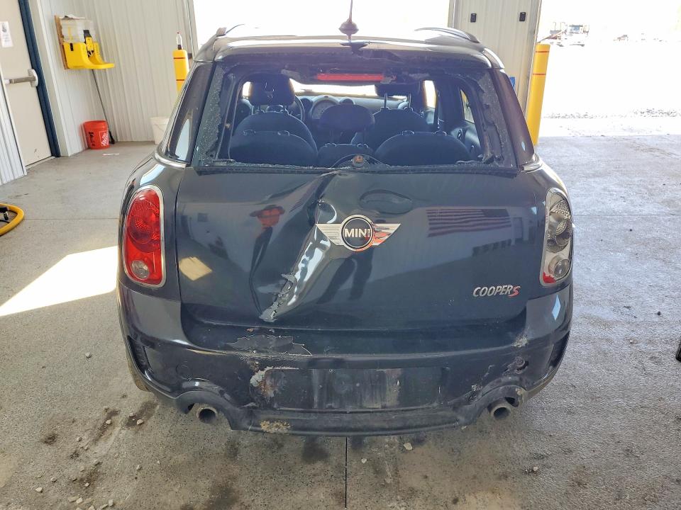 2013 Mini Cooper VIN WMWZC5C51DWM15993 COPART salvage auction — REAR END, Oh - Cert Of Title-Salvage, sold $375 on 2026-07-24 (photo 6)
