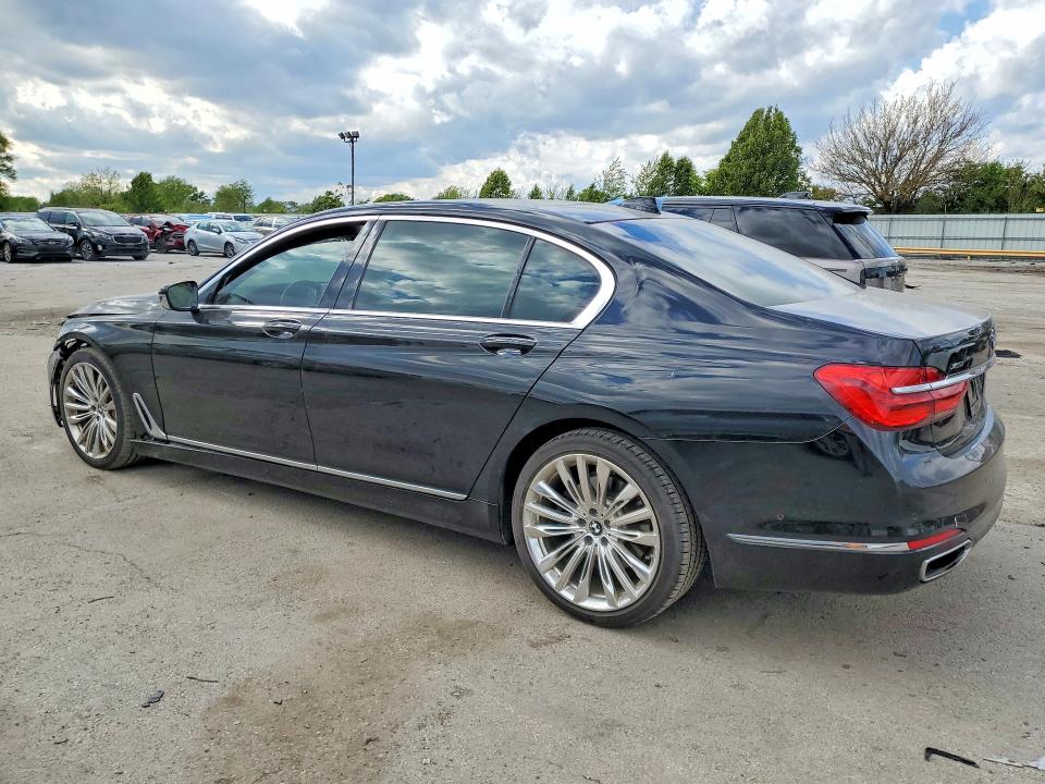 2016 BMW 7 series VIN WBA7F2C52GG416615 COPART salvage auction — FRONT END, IN - CERT OF TITLE-SALVAGE TITLE, sold $3,650 on 2026-07-22 (photo 2)